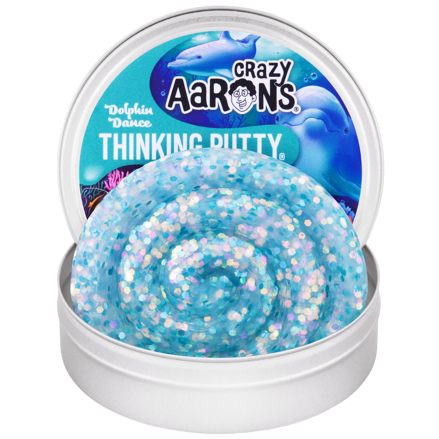 Dolphin Dance - 3.5" Thinking Putty Tin O5